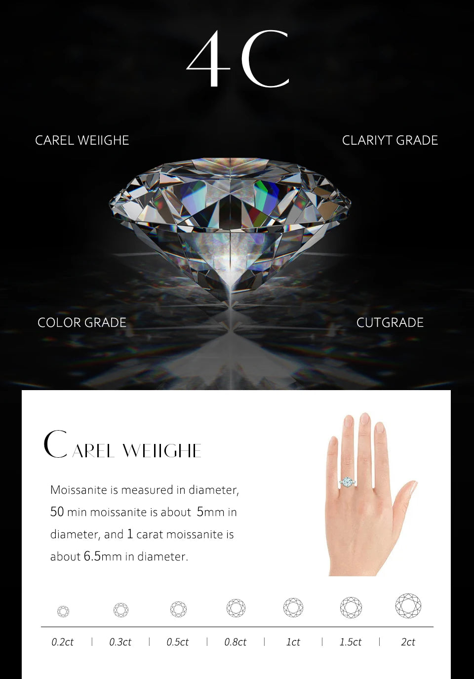 ATTAGEMS Top Quality Moissanite Diamond Necklace for Women Solid 10k 14k 18k Yellow Gold Penant Fine Jewelry Gifts Wholesale New
