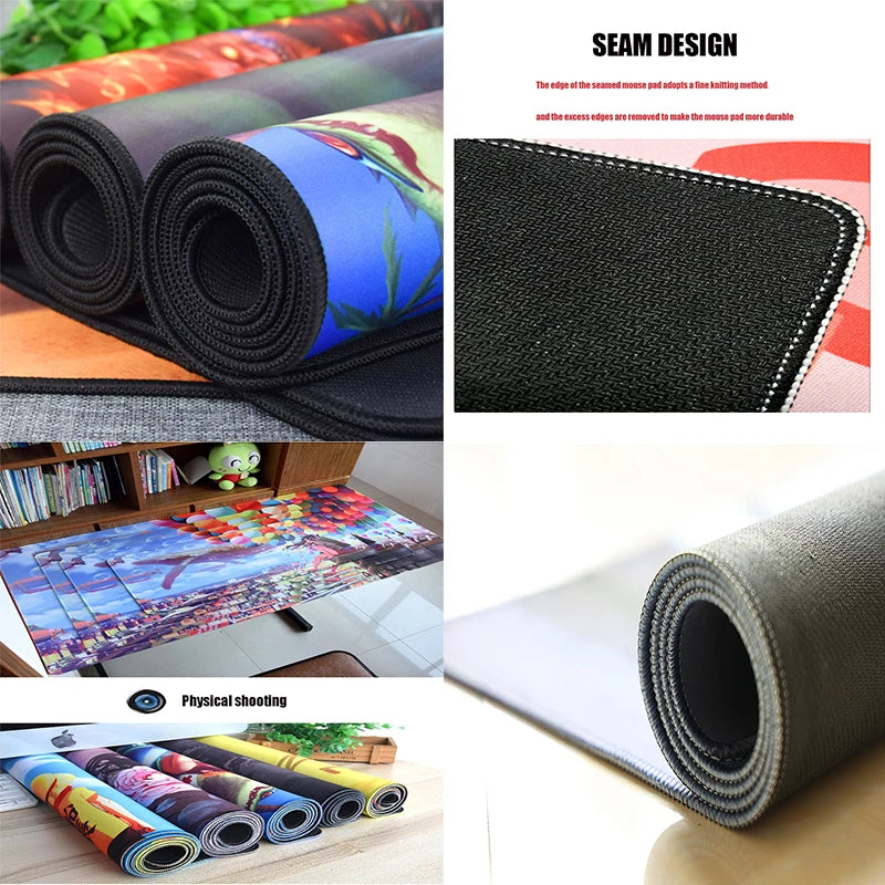 Anime Mouse Pad Gamer Computer Accessories Rubber Desk Mat Arknights XXL Playmat Gaming Office Deskmat Mousepad Large Pc Carpet