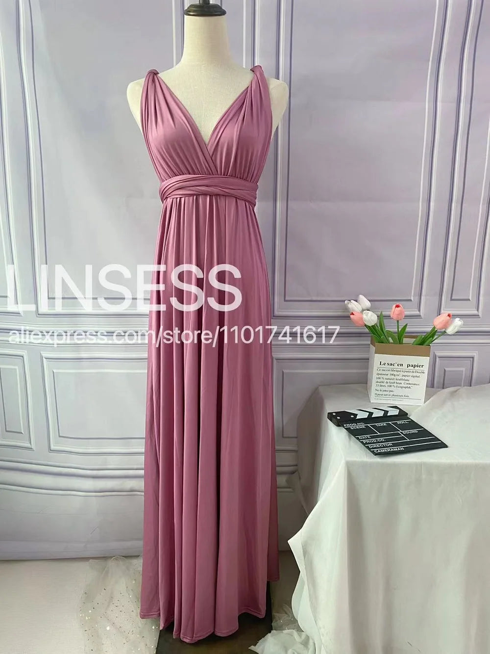 Multiway Maxi Dress Bridesmaid Dress Infinity Cocktail Dress Floor Length Bridesmaid Dress Maxi Dress for Bridesmaid Gifts