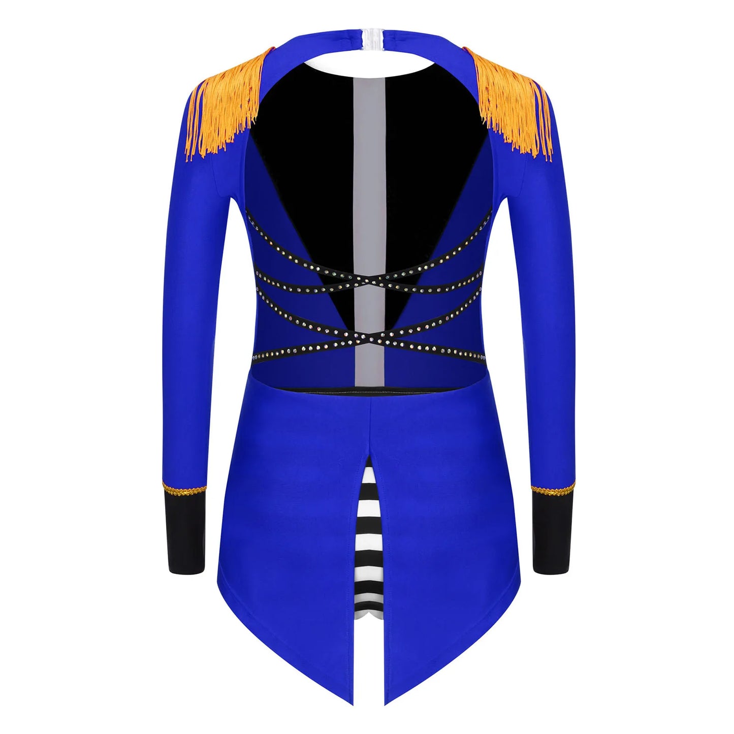Halloween Costume Romper Circus Ringmaster Cosplay Carnival Party Shiny Sequins Leotard Dress Drum Majorette Magician Dress Up