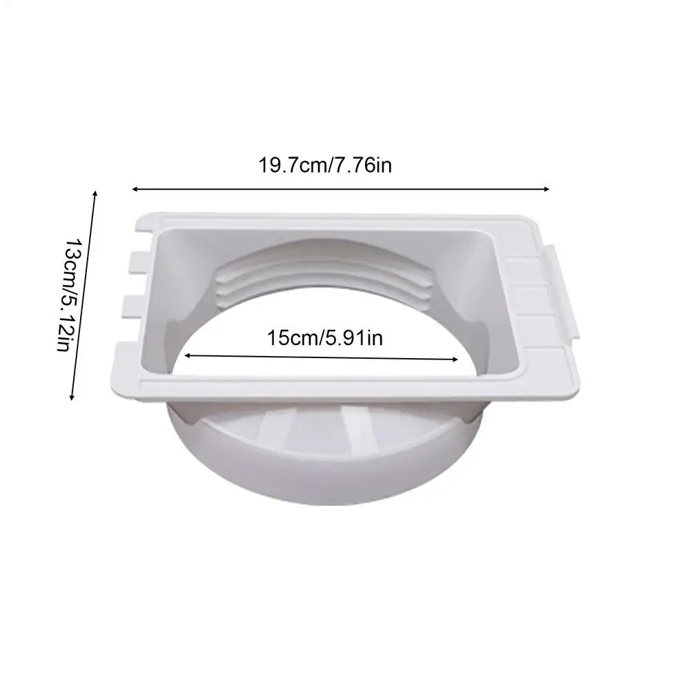5.9 Inch AC Exhaust Hose Coupler Portable Air Conditioner Vent Tube Connector Interface Adapter for Window Home Bedroom Kitchen