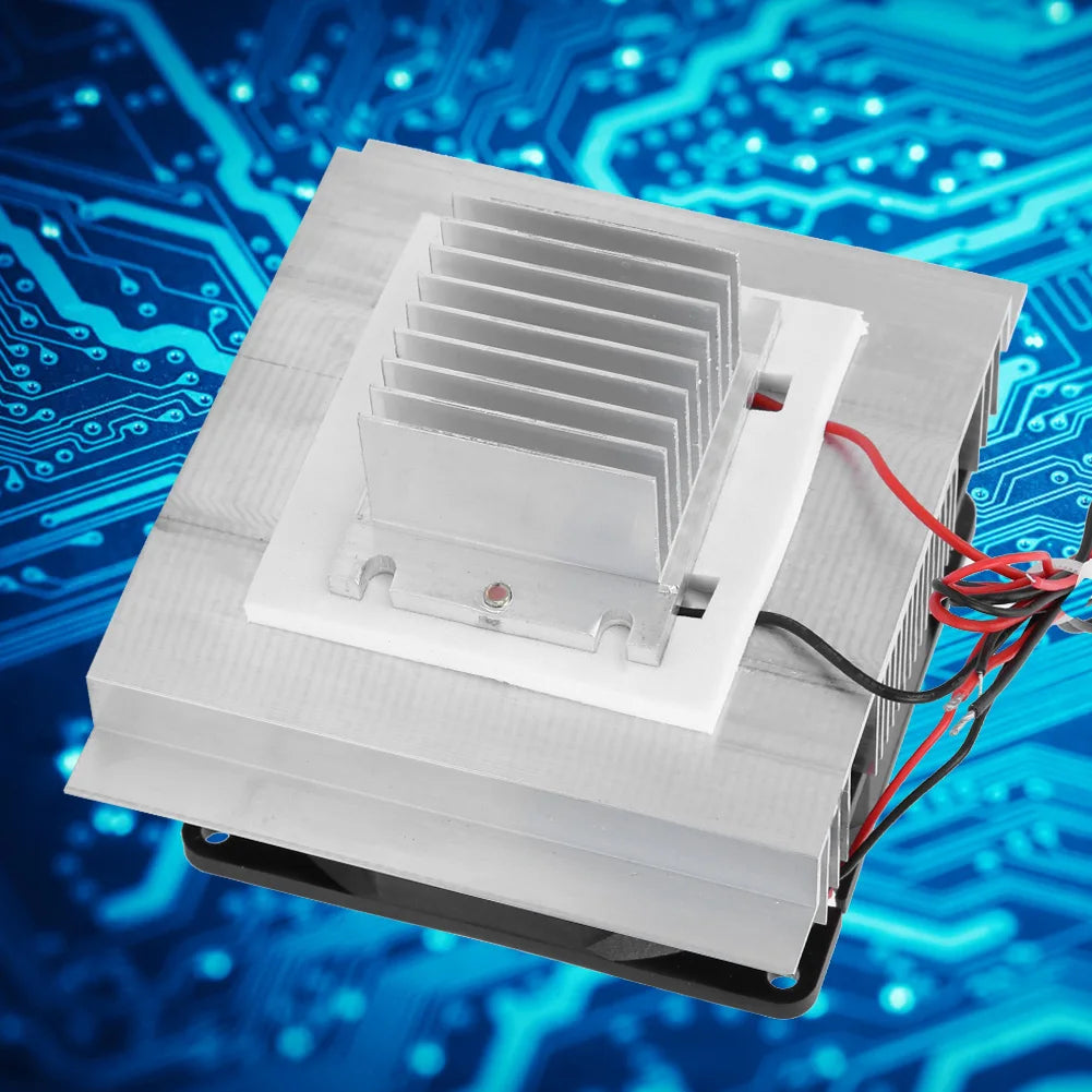 Peltier Cooler Electrical Equipment XD‑35 Thermoelectric Peltier Plate Module Cooling System DIY Kit for Small Space Cooling