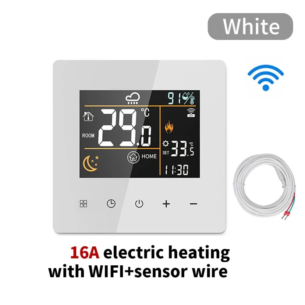 For Tuya Smart WiFi Thermostat And Hygrometer Digital Temperature Controller Temperature Humidity Infrared Controller