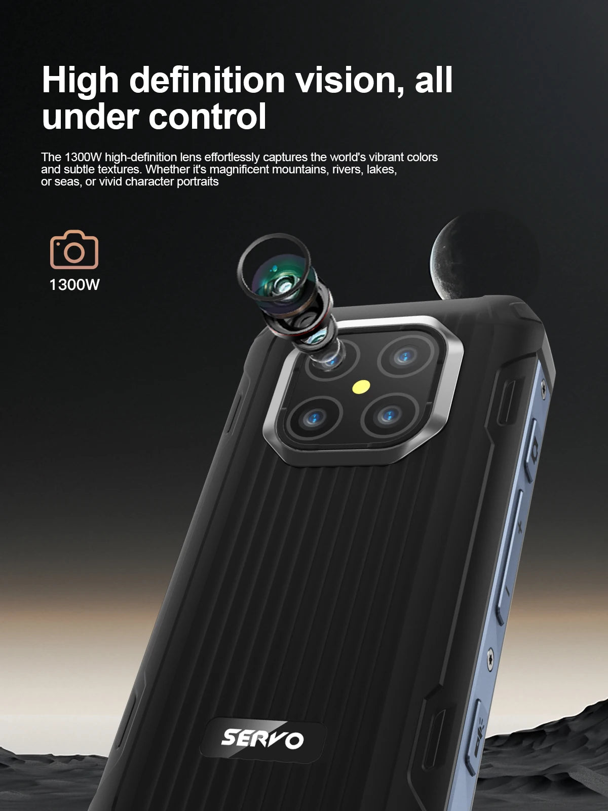 SERVO TANK500 4G PTT Smartphone Android 12 6+128GB Dual Camera 5MP+13MP 3.88"Display IP68 Waterproof Rugged Mobile Phone 3000mAh