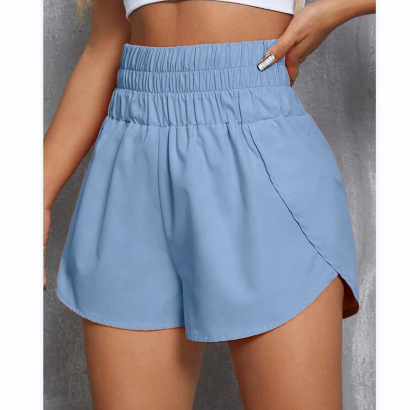 Women Shorts Gym Sports Casual Jogging Running Fitness Trouser Lady Elastic Waist Summer Streetwear Home Fashion Short Pants New