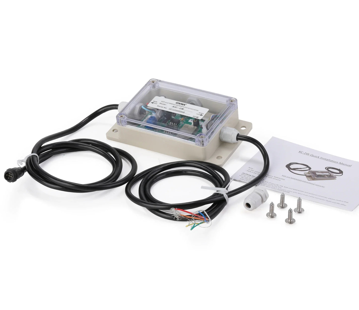 ONWA KC-2W NMEA2000 And NMEA0183 Bidirection Converter NMEA0183 to N2K WIFI module NMEA 0183 / ModBus TCP Slave Converter