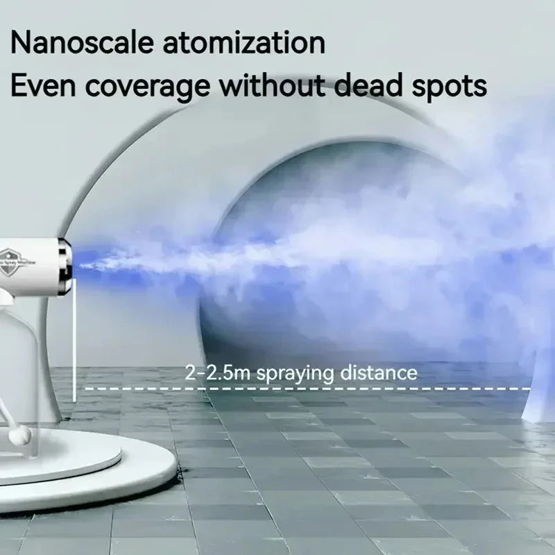 Blue Light Nano Hair Care Spray 300ML - USB Rechargeable Wireless Steam, Professional Styling Tool
