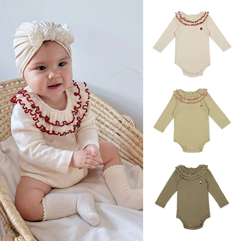 baby girls rompers cute cotton baby boys onesie triangle climbing suit