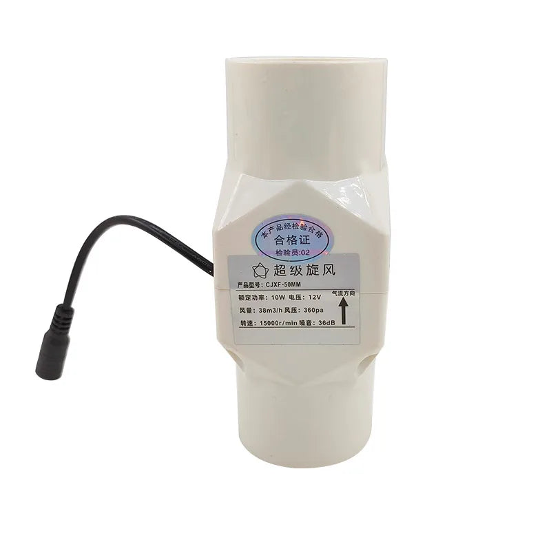 Ventilador De Escape De Velocidad Ajustable Bathroom Duct, Smoke Moxibustion 12V, Cocina, Inodoro 20mm 25mm 32mm 40mm 50mm