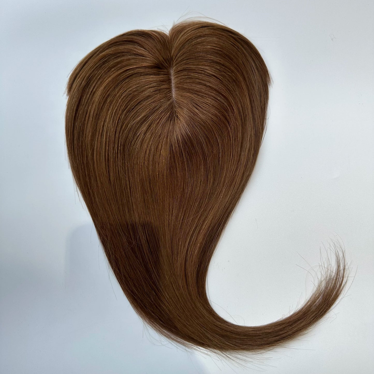 Natural Hair Topper Human Hair Accessories For Women Straight Hair Clips Wigs 18inch Lady Hairpieces Machine Made Base Toppers