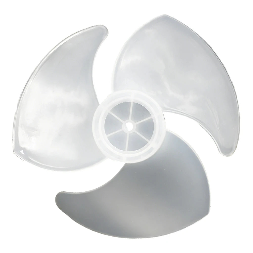 D hole Air Circulation Fan Blade for Turbo Floor Fan Replacement PVC 3-Blade Design Compatible with Standard Turbine Fans