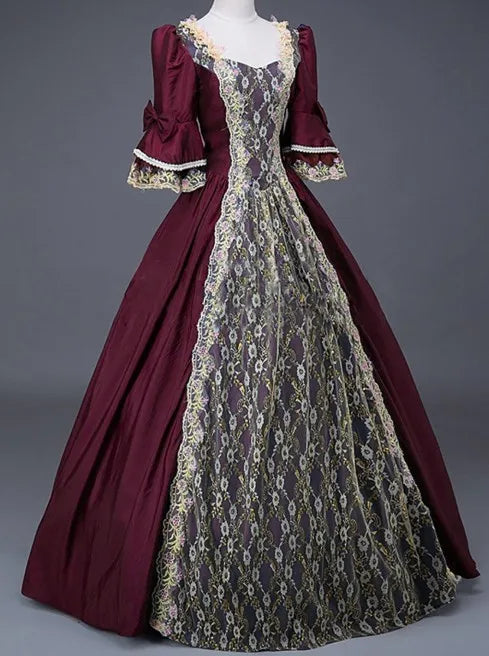 Halloween Cosplay Costumes for Adult Woman Palace Court Medieval Renaissance Retro Gothic Princess Victorian Ball Dress S-5XL