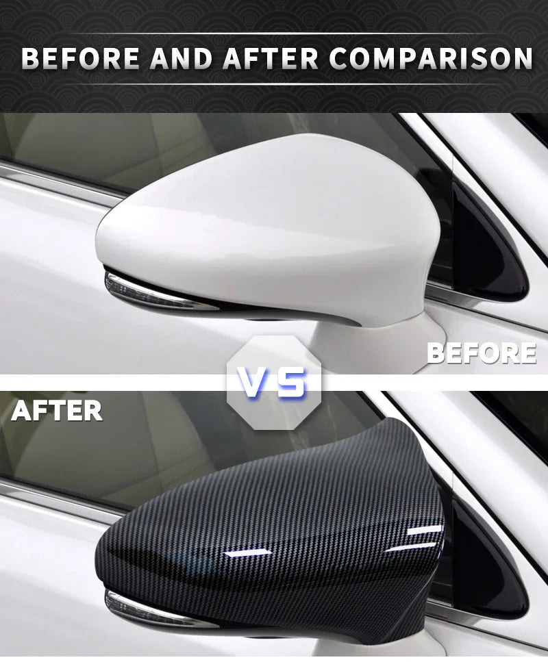 Applicable for Lexus IS200 IS250 IS300 IS350 2014-2020 models Carbon Fiber Side Mirror Covers 8794A30E00A0 8791A30D10A0