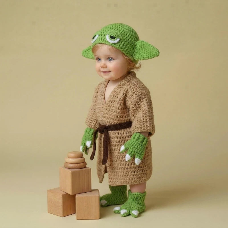 Halloween Cosplay Outfit Baby Costume Newborn Studio Photoshoot Prop Cute Soft Clothing for Baby Photography Shooting