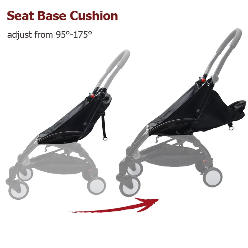 175° Stroller Seat Base Cushions For Yoyo/Yoyo2 Seat Cushion Original Cloth Fabric Baby Stroller Accessories Fit Babytime