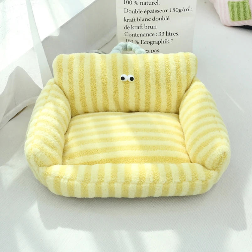 Cushion Winter Bed Puppy Special Sofa Kennel Winter Warm Pet Internet Celebrity Cat Nest Small Dog Dog Sleeping Mat
