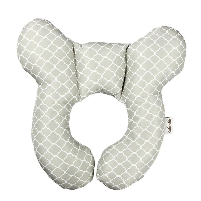 Baby Stroller Pillow Car Seat Head Fixed Neck Pillows Bend Shape Sleeping Protection Headrest Cushion Infant Anti-head Mat
