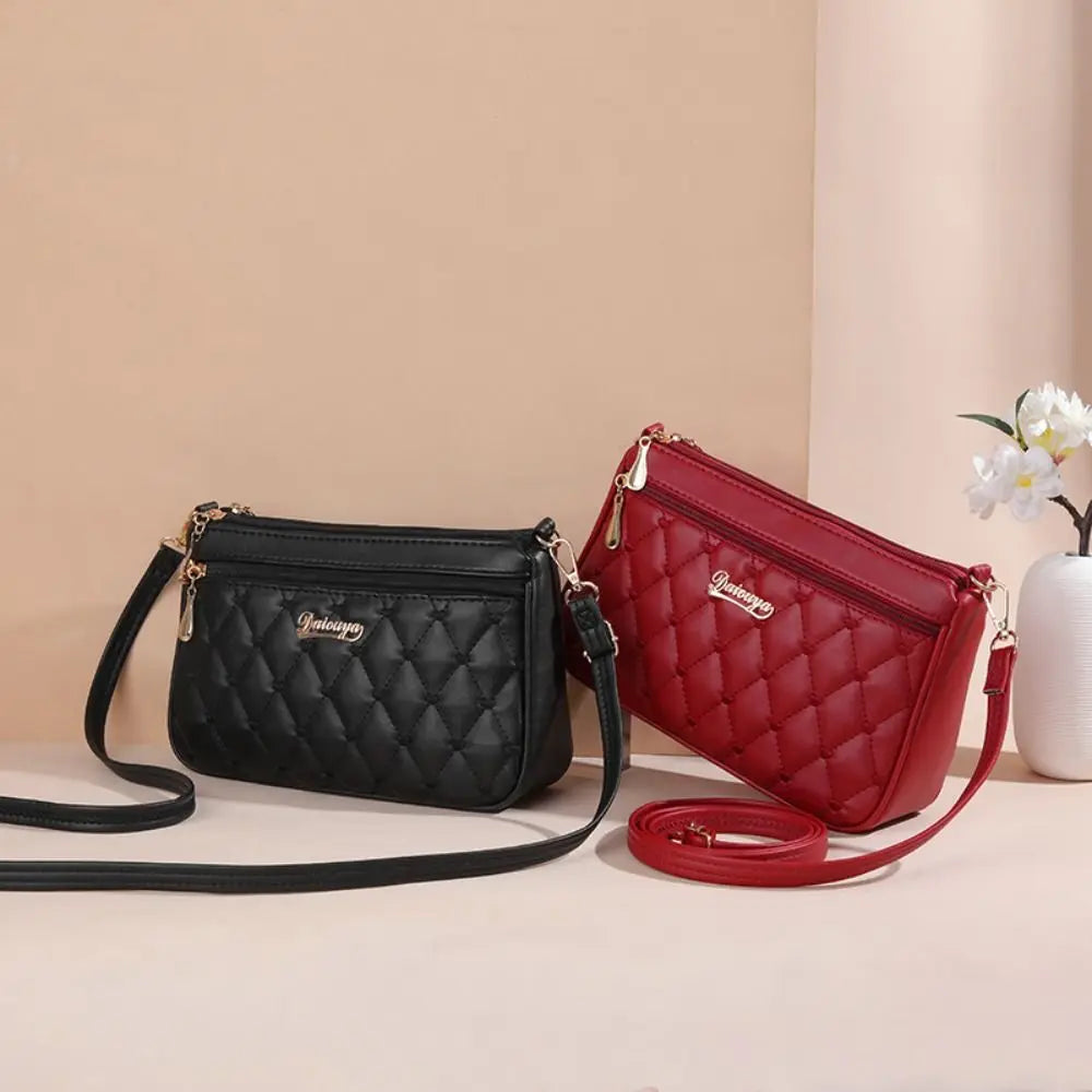 PU Leather PU Leather Crossbody Bags Large Capacity Carrying Female Shoulder Bag Multifunctional Portable Luxury Women Handbags
