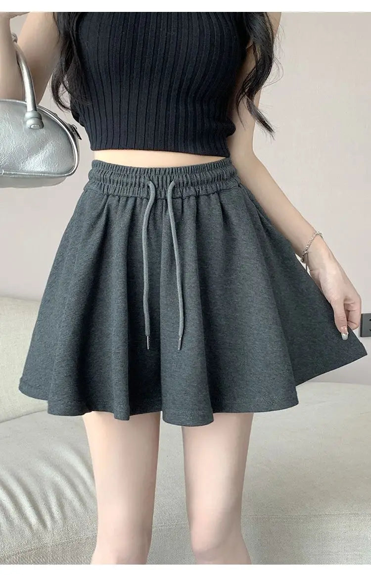 2026 High Waist Wide Leg Sports Shorts Women's Summer New Loose Fit A-Line Shorts Casual Versatile Comfortable Short Pants