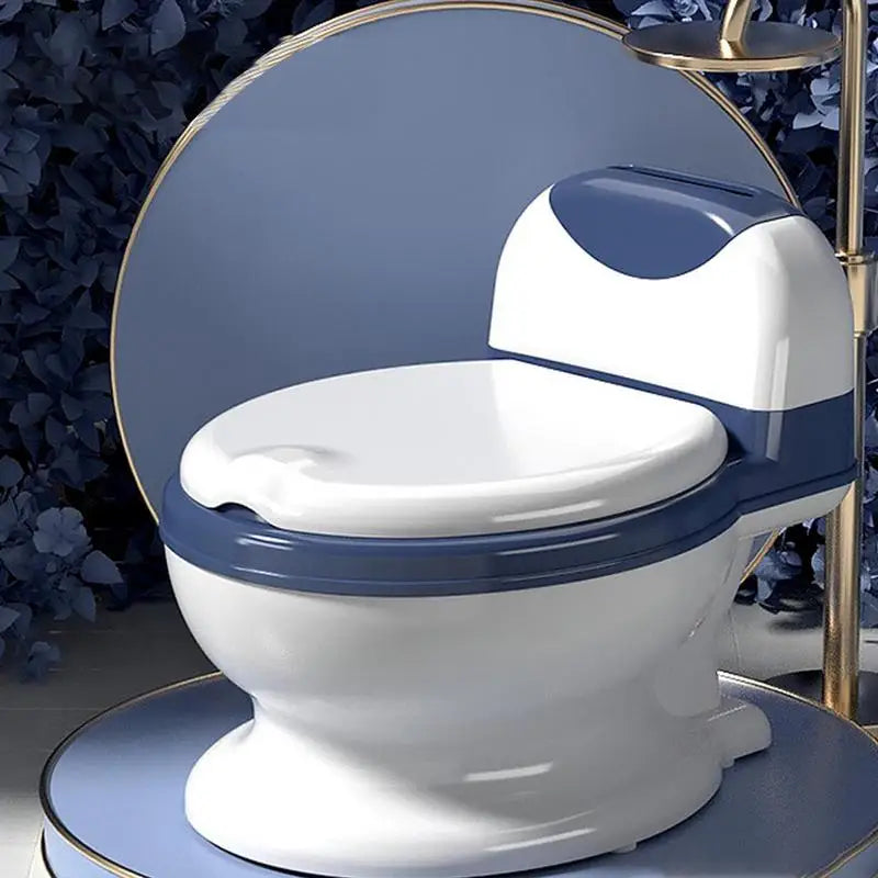 Baby Potty Training Toilet Seat Comfortable Backrest Cartoon Pots Portable Baby Pot For Children Potty Toilet Bedpan #WO