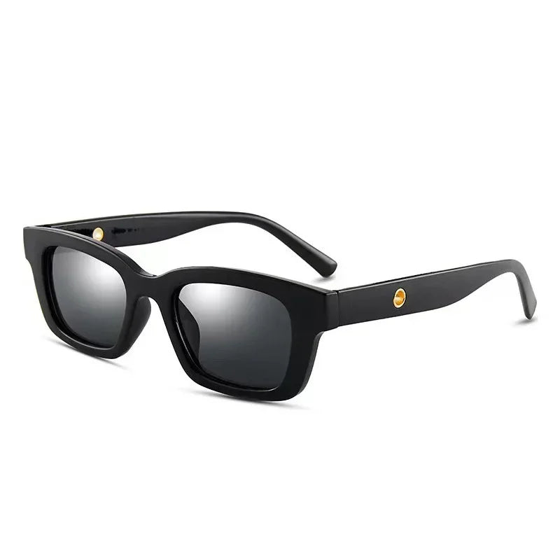 Small Rectangle Women Sun Glasses Brand Men UV Shades Retro Square Black Sunglasses 2021 Luxury Glasses White Decoration Eyewear