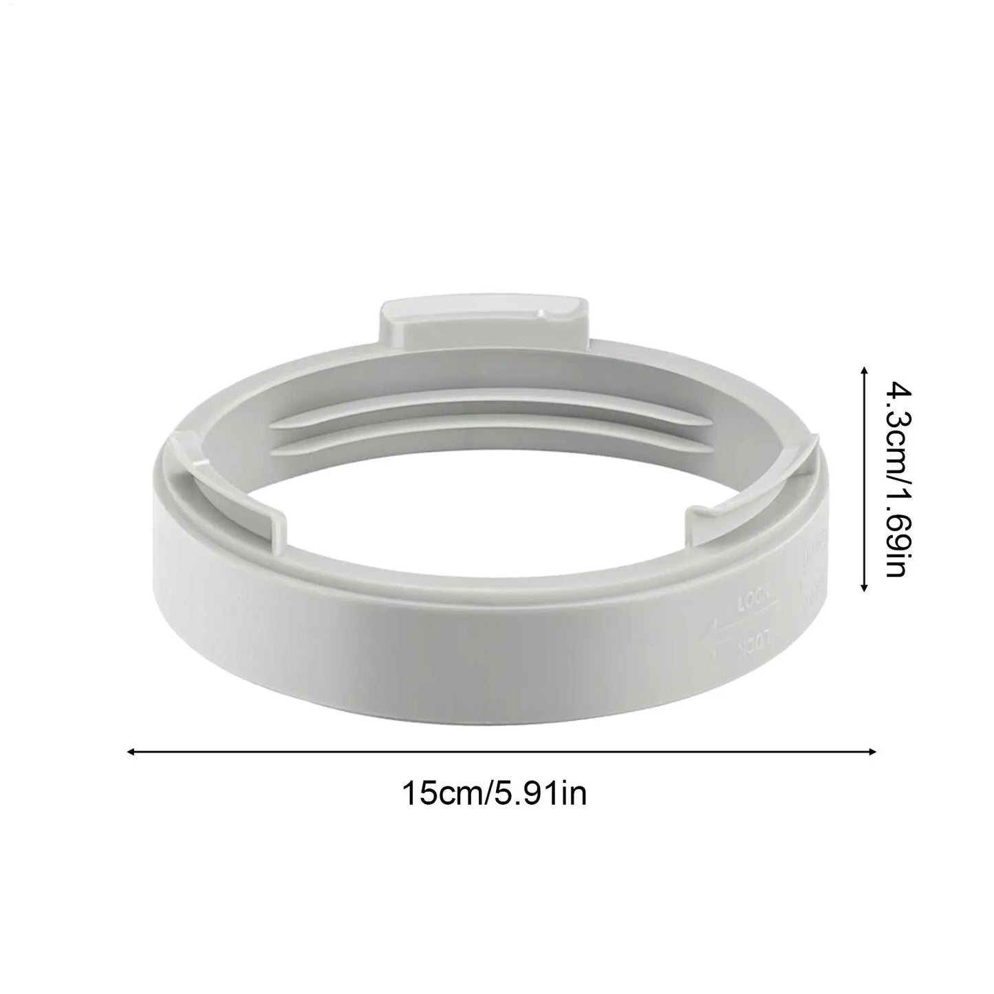5.9 Inch AC Exhaust Hose Coupler Portable Air Conditioner Vent Tube Connector Interface Adapter for Window Home Bedroom Kitchen