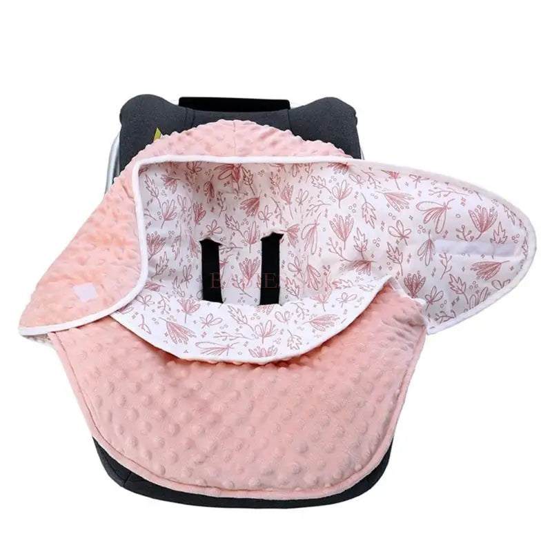 C9GB Baby Car Seats Wrap Blanket Breathable Cotton Baby Swaddles Multiple Pattern