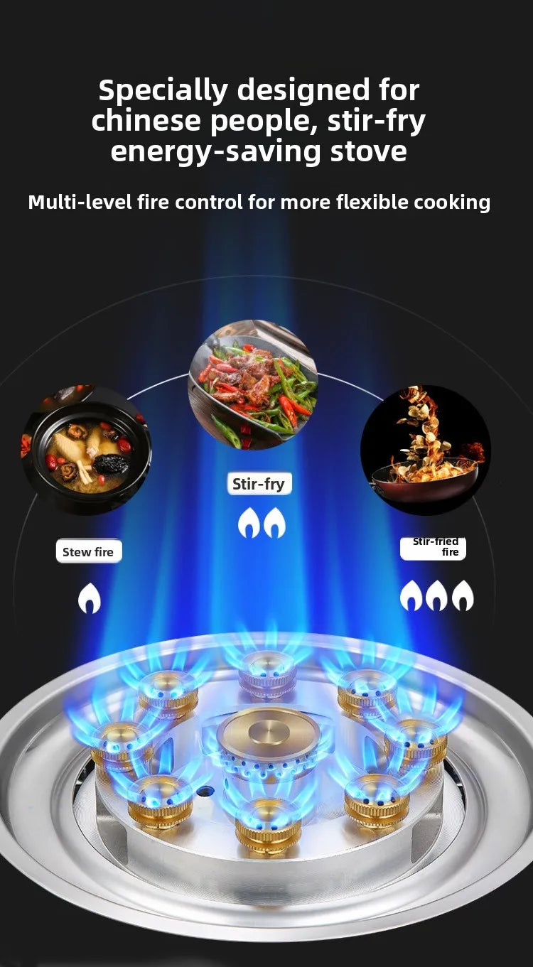 High Pressure Gas Stove for Home Use LPG Natural Gas Stove Commercial Strong Flame Cooker
