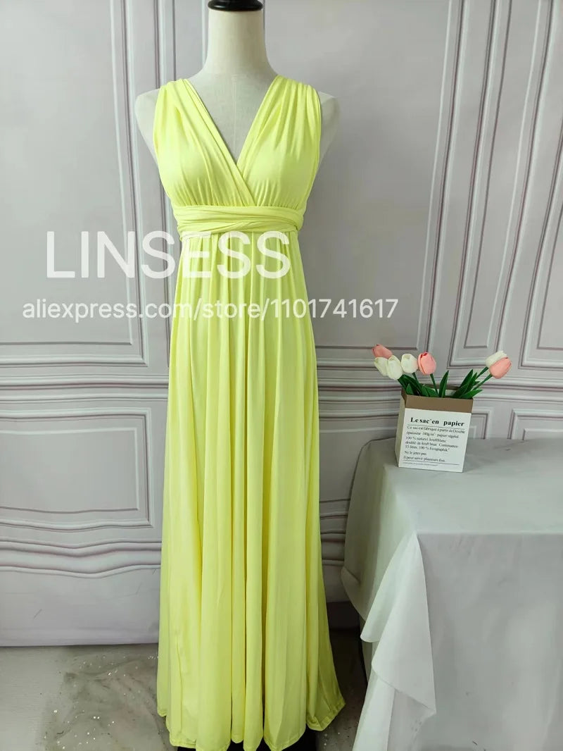 Multiway Maxi Dress Bridesmaid Dress Infinity Cocktail Dress Floor Length Bridesmaid Dress Maxi Dress for Bridesmaid Gifts