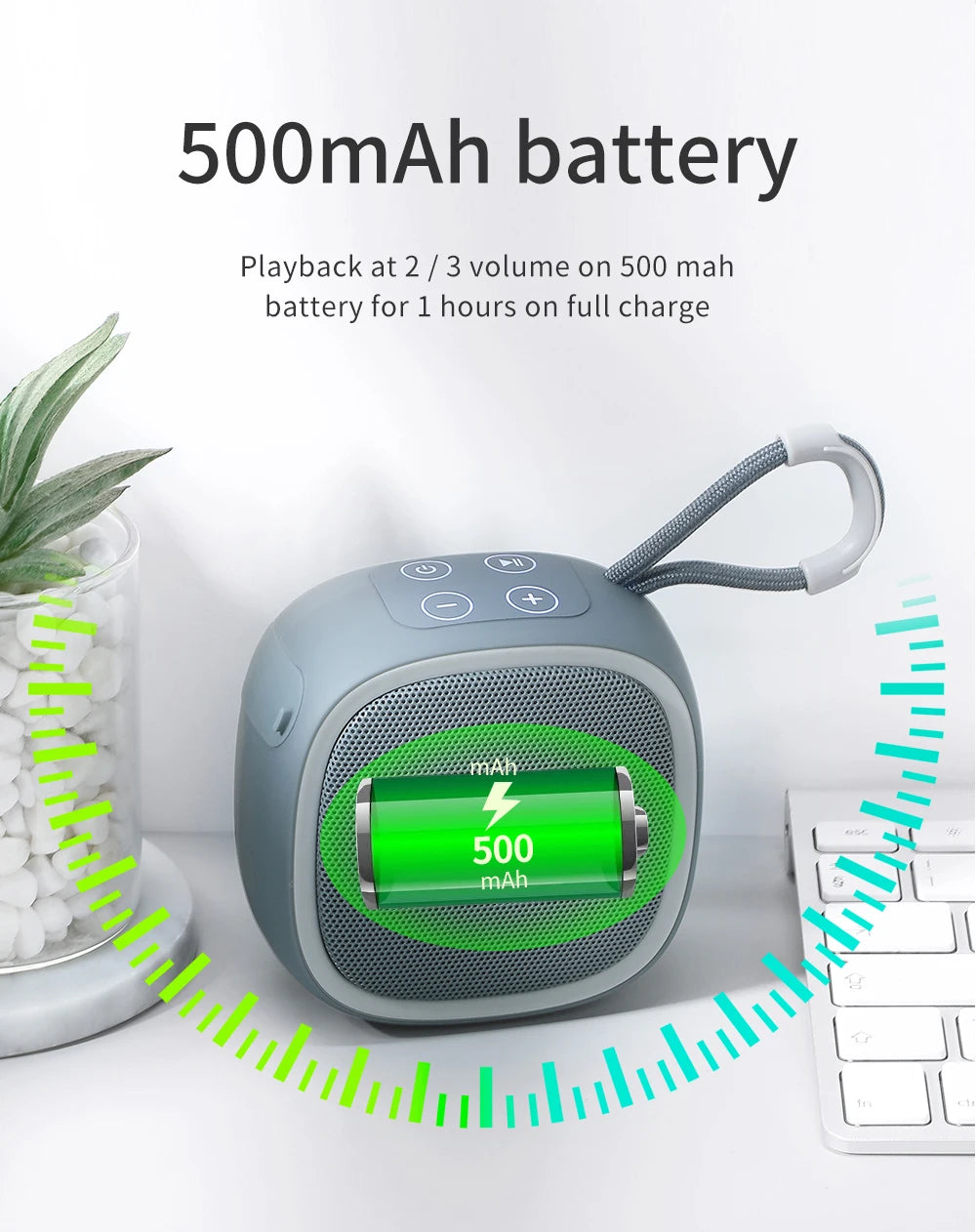 Bluetooth Speaker Mini Portable Wireless Powerful Speakers TWS BT 5.3 Sound Box HIFI Loudspeaker Supports TF Card Radio TG659