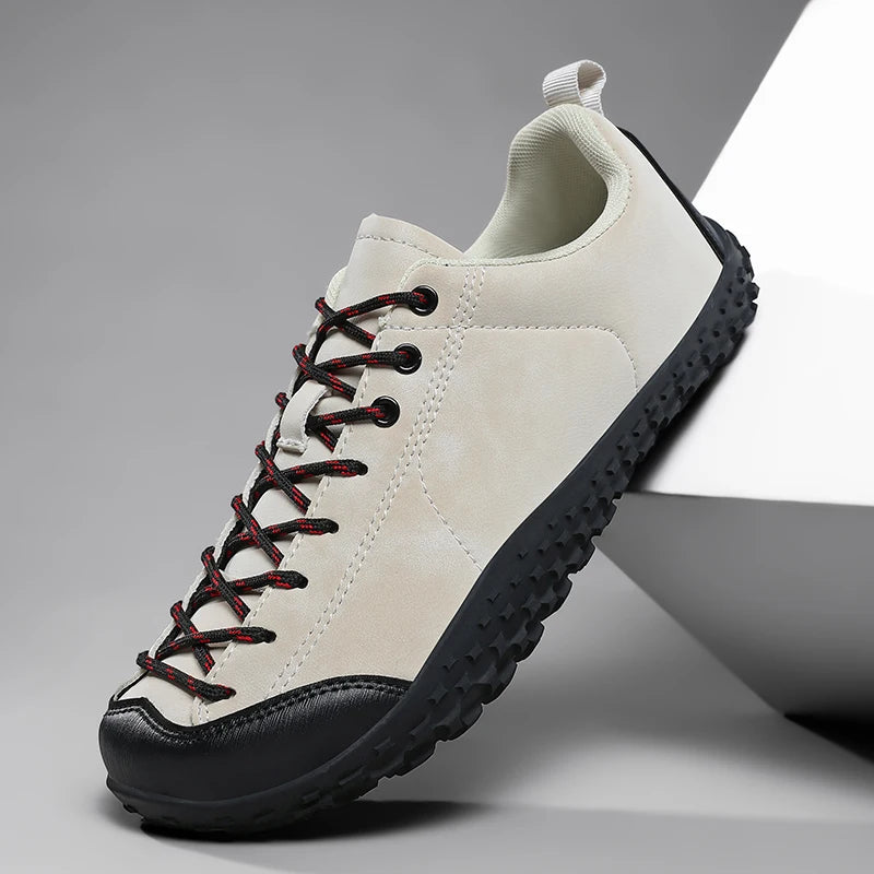 Couple Outdoor Hiking Shoes Slip On Mountaining Shoes Men Wide-Toe-Box Barefoot Shoes for Men Women Walking Shoes Men Sneakers
