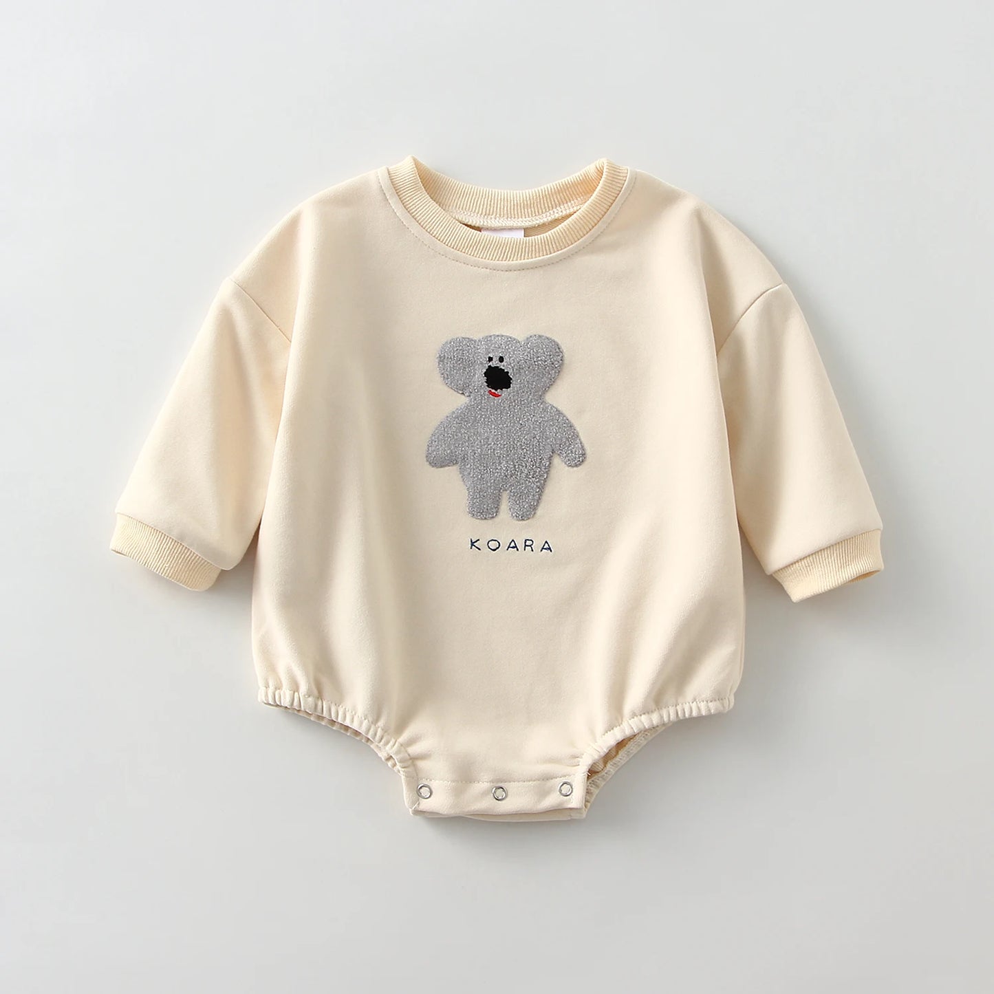 Baby Sweatshirt Romper For Boy Spring Fall Soft Long Sleeve Cotton Infant Bodysuit Girls Jumpsuits Hoodies Tops Outwear