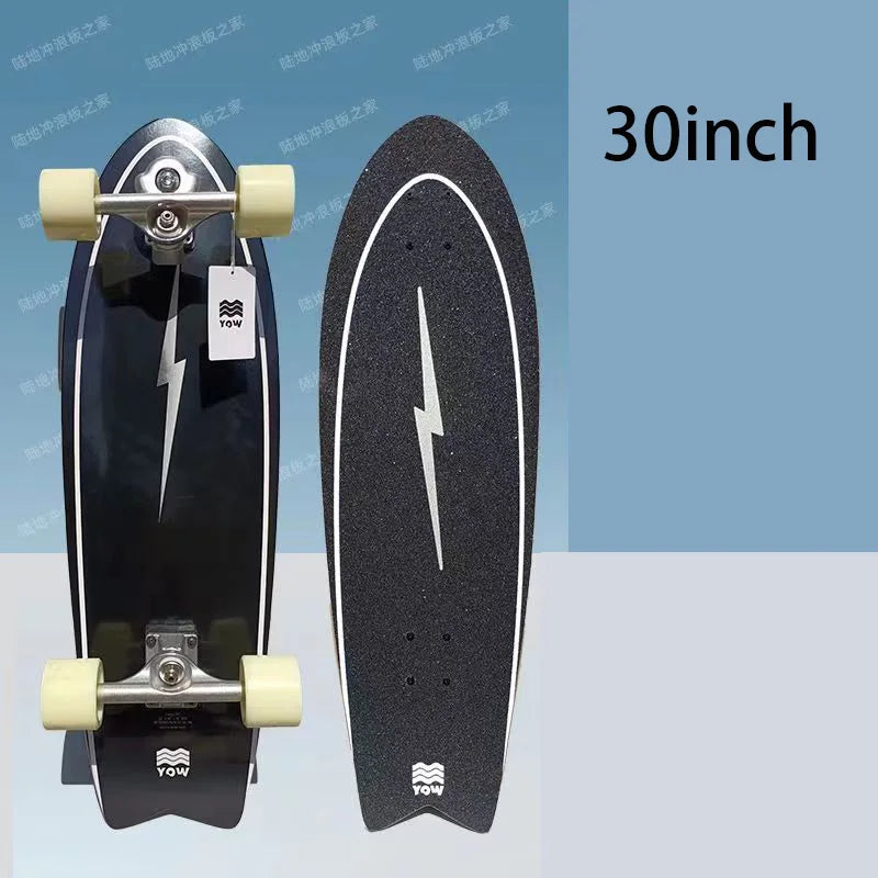 land surf YOW skateboard longboards whole kits good quality spring system branded with trucks wheels bearings and tool