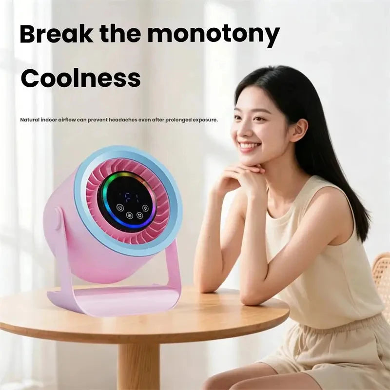 Hot-Selling New Air-Conditioning Circulating Mini Fan With Touch Control And Digital Display, Suitable For Dormitory Bed, Silent