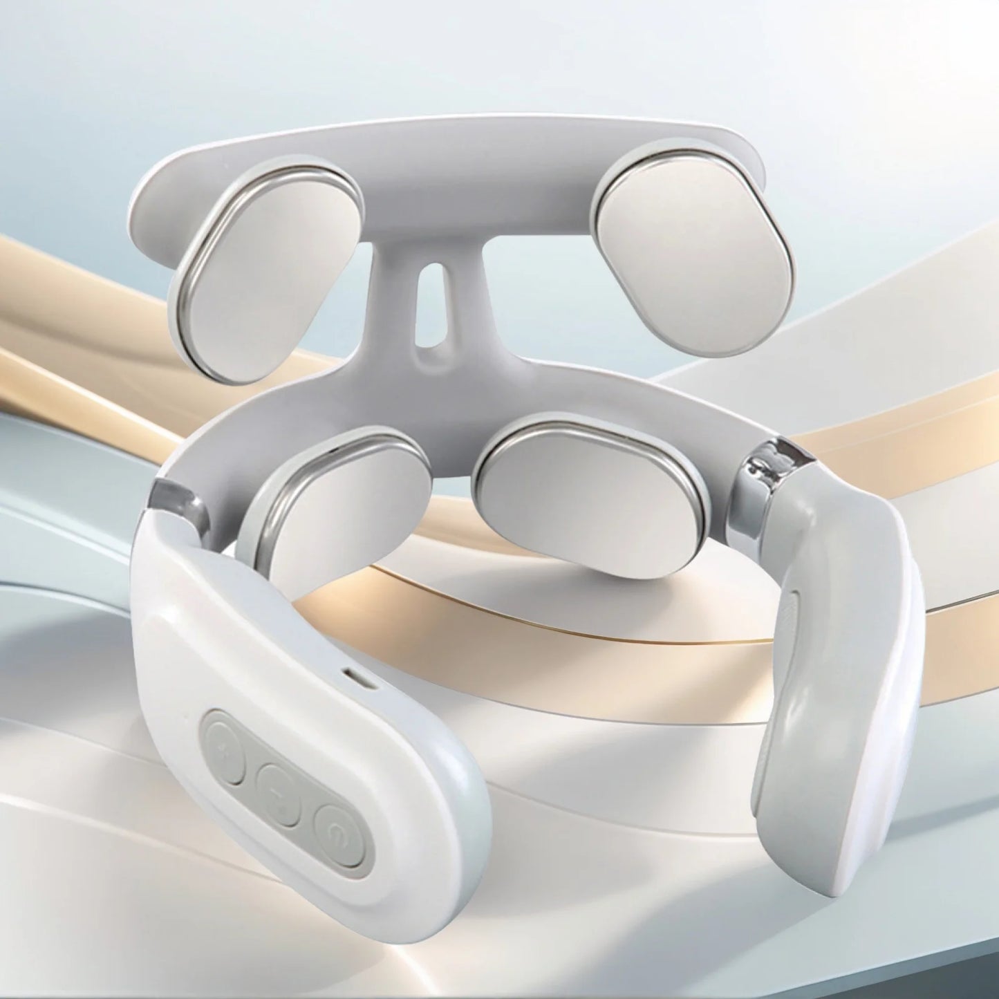 4-head Cervical Massager with Heat Electric Neck Massager Relaxation Gifts for Women Men Dad Mom