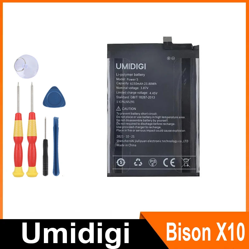 For Umidigi Bison/Bison 2 Pro/Bison 2/Bison X10 Pro/Bison X10/Power 5/A9 Pro Phone / Battery Mobile Phone Accessories