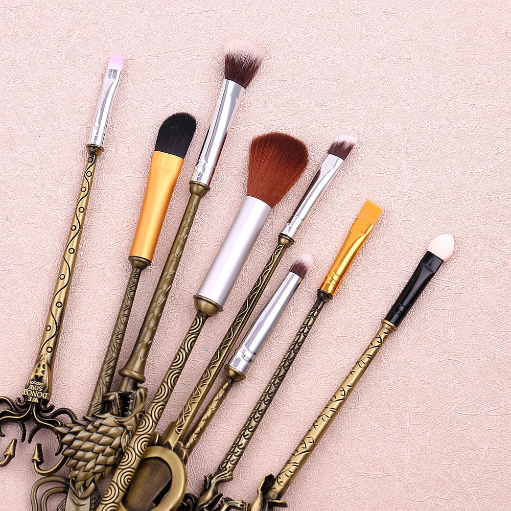 Movie Game of Thrones Hand of the King Song of Ice and Fire Makeup Brushes Set Foundation Blending Brush Female Makeup Tools
