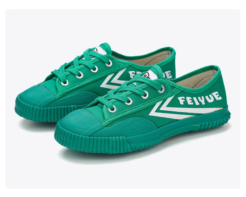 DaFu Flying Men's Running Jump Far Athletic Shoes Sports Women's Canvas Couple's Black Shoes Low Top Breathable Rubber Sole