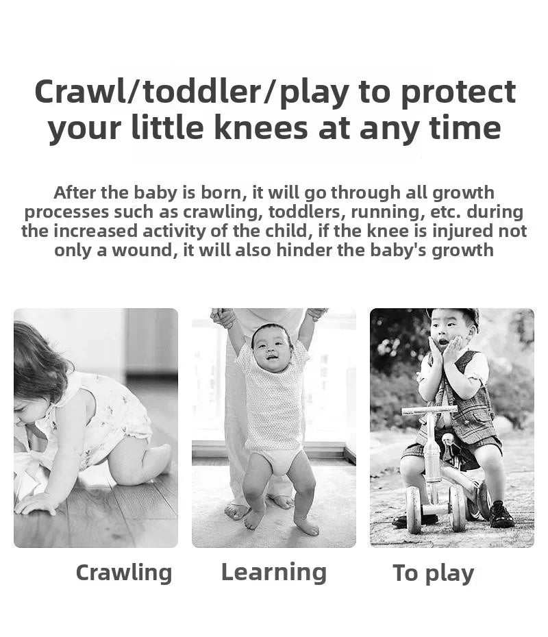 Baby Knee Pads Thin Summer Infant Crawling Protector Anti-fall Toddler Learning To Walk Knee Sleeve for Newborn Crawling Elbow