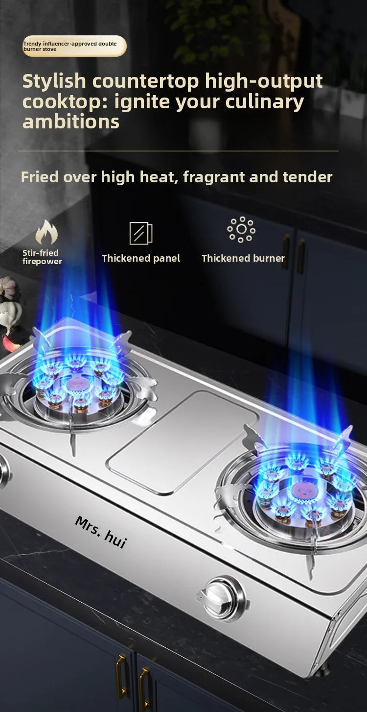 High Pressure Gas Stove for Home Use LPG Natural Gas Stove Commercial Strong Flame Cooker