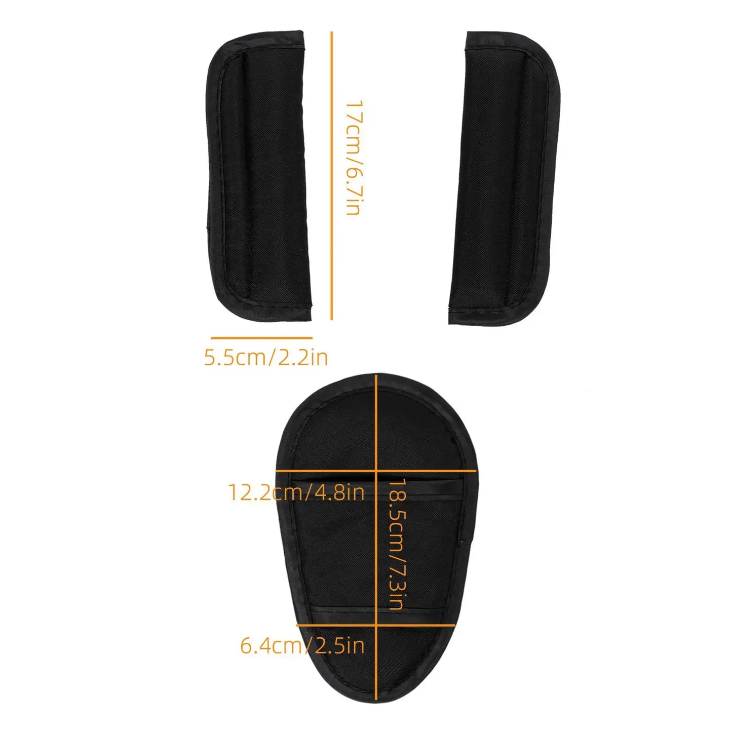 Baby Stroller Protective Belt Baby Safety Car Seat Belt Pads Universal Stroller Shoulder Strap Covers Soft Cushion Pram Guard