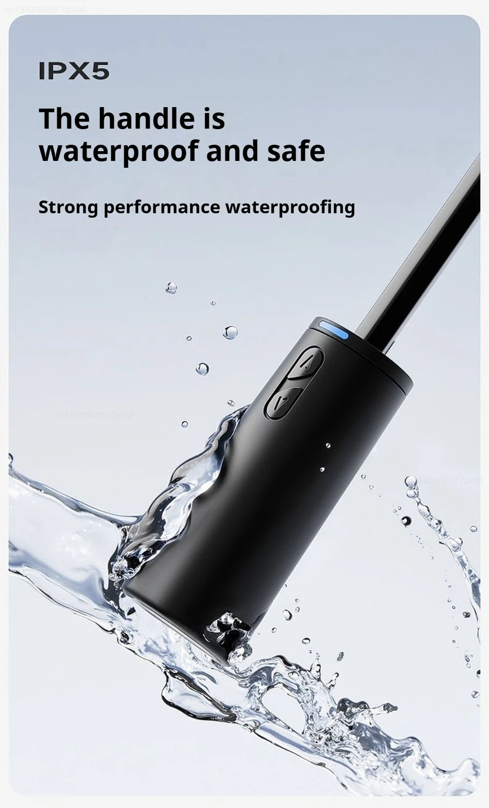 ZUODU Intelligent Electric Reverse Umbrella Fully Automatic Reinforcement Thickened Durable Rainproof Sunscreen Dual Use