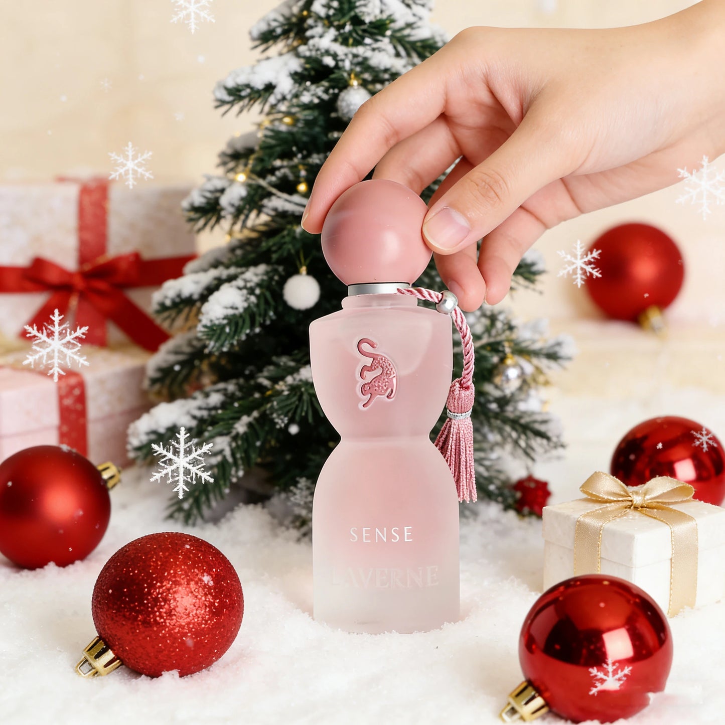 SENSE Perfume 75ml 2.5fl.oz Pink Leopard Eau De Parfum Middle East Dubai Arabian Perfume for Women Perfect Gift