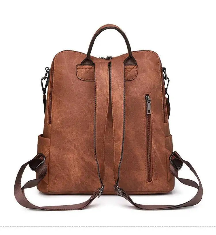 Hot Sale Luxury Women's Backpack Multifunctional Layers Double Shoulder Bags Luxury Good Quality  Spring Trend PU Women's Bag
