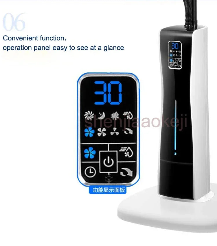 Office air humidifier Electric Fan Water mist fan Air condition fans cold fog fan remote control 12h timing
