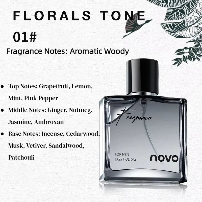 Business Men's Perfume Lasting Fragrance Fresh Temptation Natural Wood Fragrance Holiday Date Highend Gift For Boyfriend Perfume