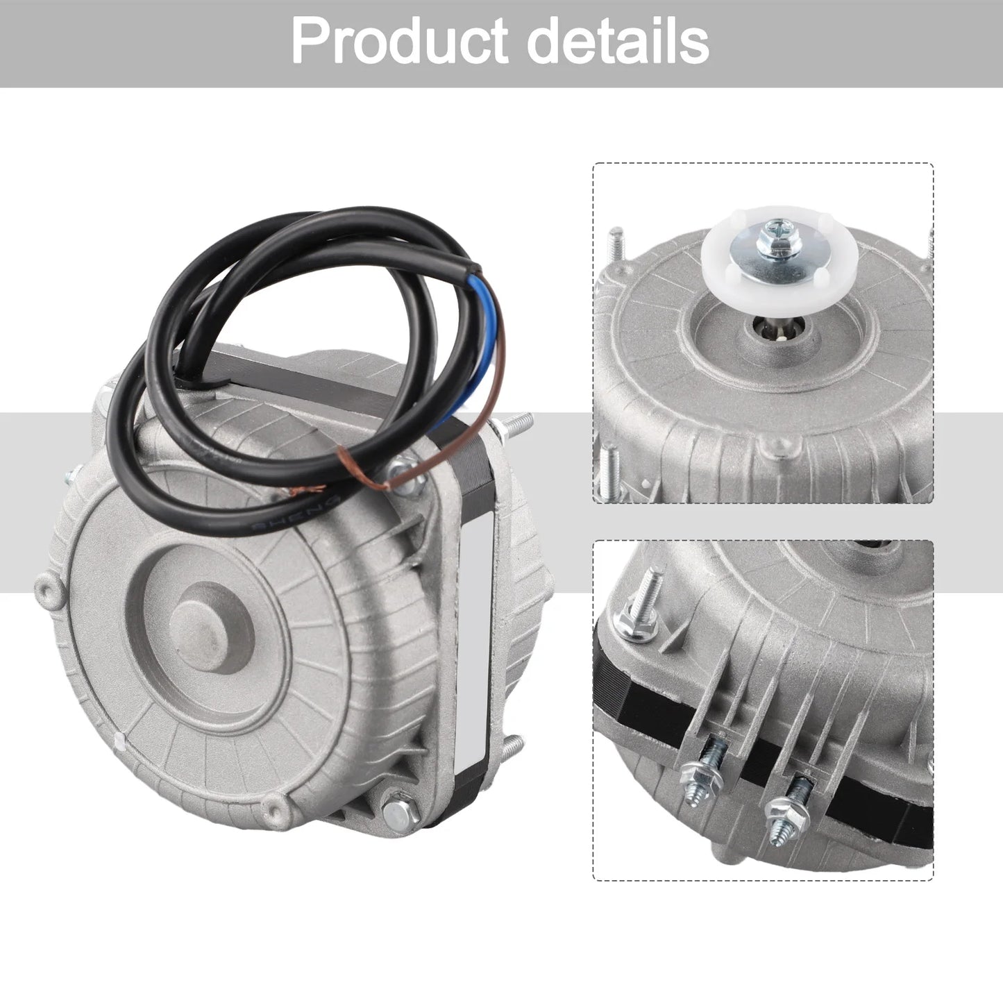 30W 220v 50HZ Refrigeration Condenser Fan Motor Refrigerator Fan Motor Cooling Fan For Commercial Refrigeration Cold Rooms