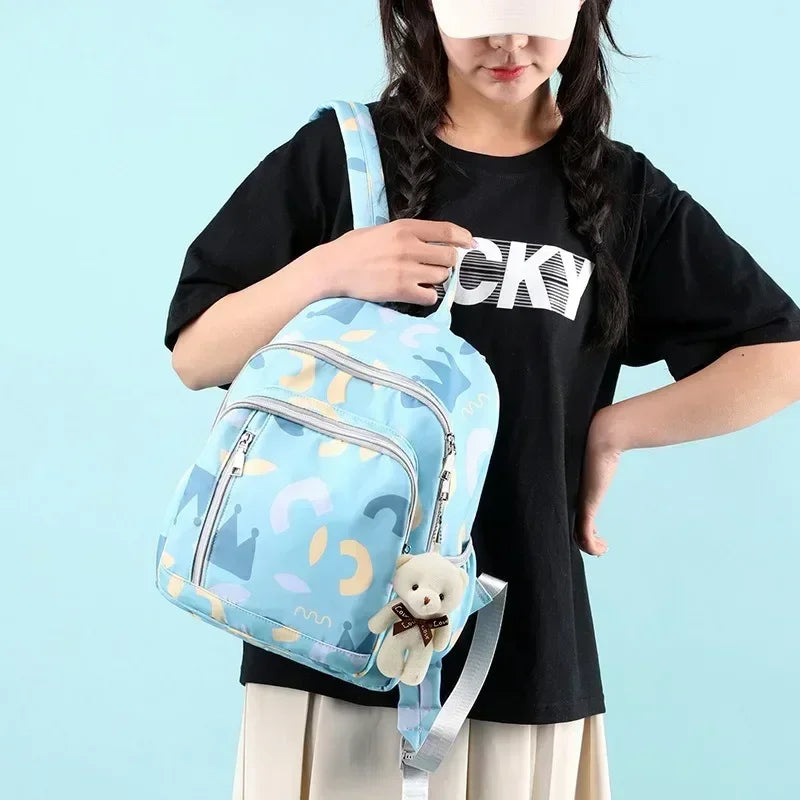 Fashion Mummy Travel Stroller Bag Large Capacity Mother Bag Carrying Pregnant Baby Nappy Backpack Activity Baby Diaper Backpack