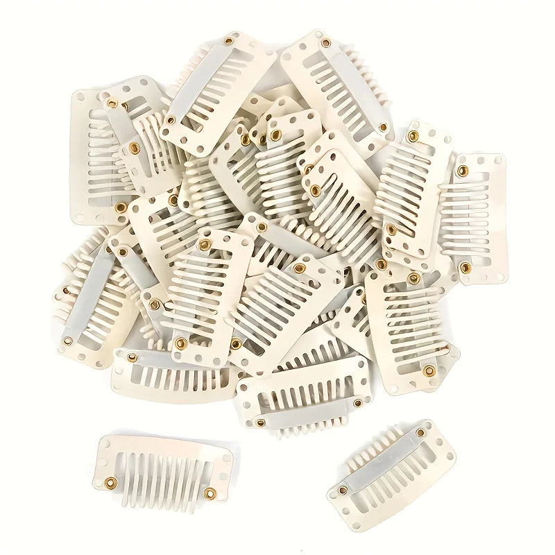 Wig clips, hairpins, wig pieces, water drop cards, fixed hairpins, invisible bangs, hairpins, 30 pieces, pack one