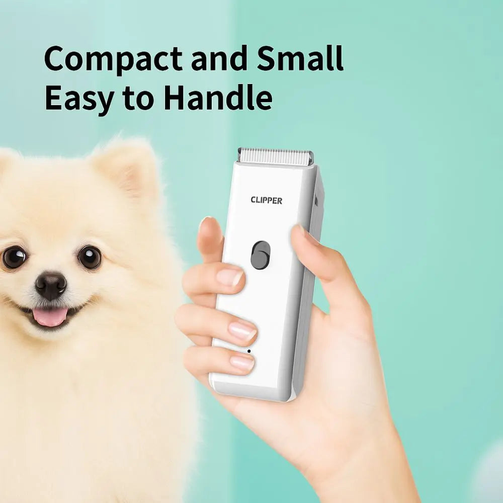 Professional Dog Hair Clipper Waterproof Low Noise Pet Hair Trimmer Wireless Mute Cat Grooming Clipper Home Use